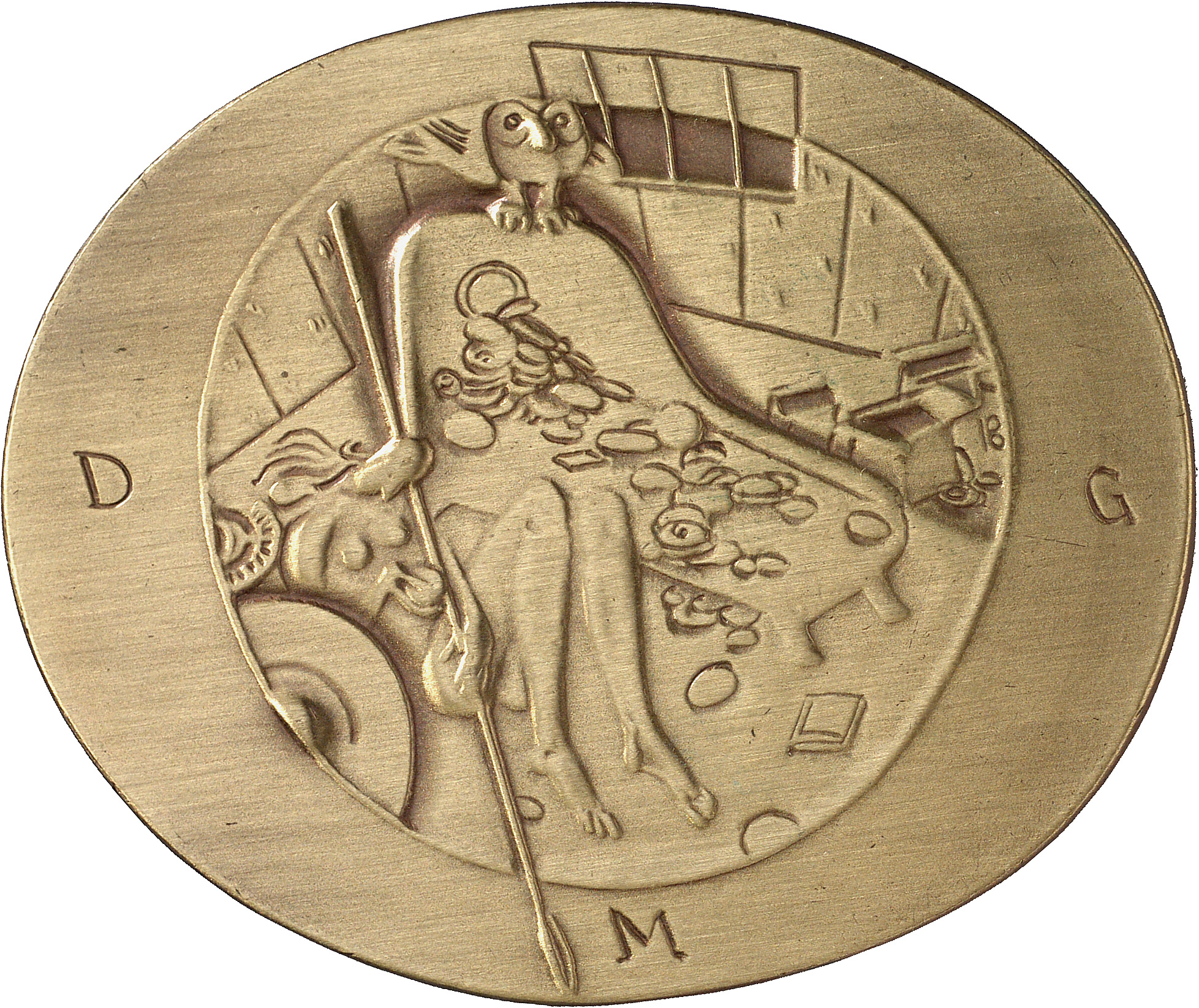 Burgeff, Hans Karl: Athena mit Medaillen