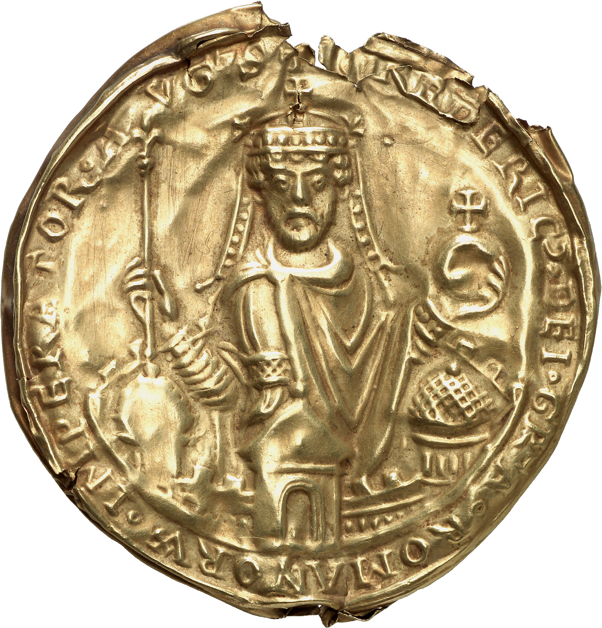 Goldbulle Friedrich I. Barbarossa
