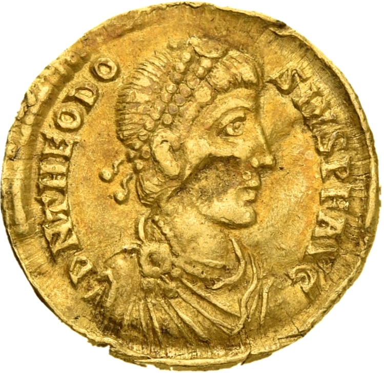 RIC IX Aquileia 40B (solidus) av 0383–0387