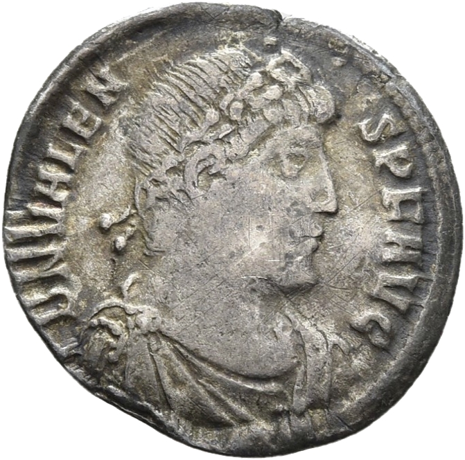 RIC IX Constantinople 13C (siliqua) ar 0364–0367