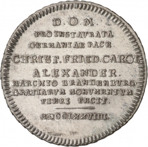 Brandenburg-Ansbach: Christian Friedrich Karl Alexander