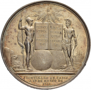 Sagau, Félix Sagau y Dalmau de Galcerán: Verfassungsmedaille Ferdinand VII