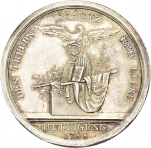 Loos, Friedrich Wilhelm: Huldigung an Friedrich Wilhelm III. in Königsberg