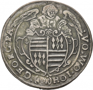 Mansfeld-Vorderort: Volrat VI. von Mansfeld-Artern, Wolfgang III. von Mansfeld-Bornstedt und Johann Georg II. von Mansfeld-Eisleben