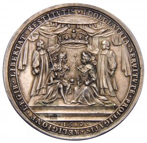 Krönung Wilhelm III. und Maria von Großbritannien
