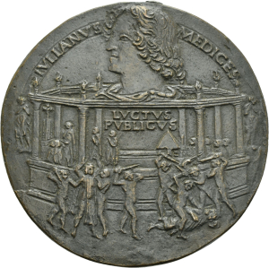 Giovanni, Bertoldo di: Lorenzo und Giuliano de Medici (Die Pazzi-Verschwörung)