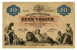 Leipziger Bank: 10 Taler 1866