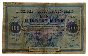 Danziger Privat-Actien-Bank: 100 Mark 1875