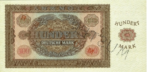 Deutsche Demokratische Republik: 100 Deutsche Mark 1955 Probe