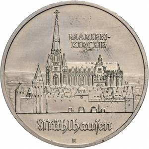Deutsche Demokratische Republik: 1989 Marienkirche Mühlhausen