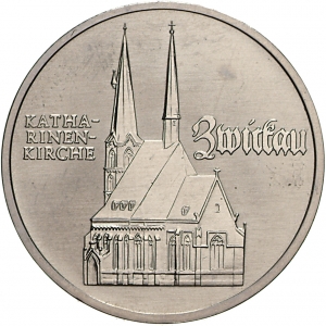 Deutsche Demokratische Republik: 1989 Katharinenkirche Zwickau