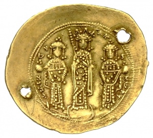 Byzanz: Eudocia mit Michael VII. und Constantius
