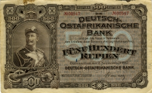 Deutsch-Ostafrikanische Bank: 500 Rupien 1912