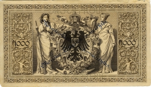 Deutsches Reich: 1.000 Mark 1884 Probe