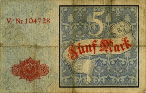 Deutsches Reich: 5 Mark 1882