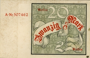 Deutsches Reich: 20 Mark 1882 Probe