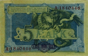 Deutsches Reich: 5 Mark 1904