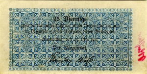 Arnswalde, Stadt: 25 Pfennig 1917
