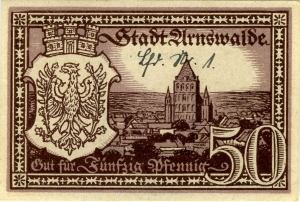 Arnswalde, Stadt: 50 Pfennig 1921