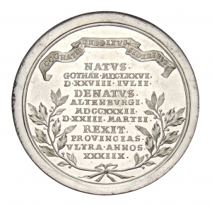 Koch, Johann Christian: Tod Friedrich II. von Sachsen-Gotha-Altenburg