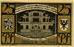 Eberswalde, Stadt: 25 Pfennig 1921