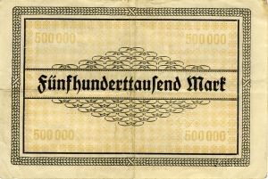 Eberswalde, Stadt: 500.000 Mark 1923