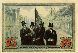 Finsterwalde, Stadt: 75 Pfennig 1921