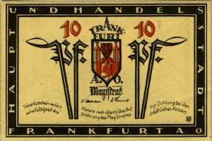 Frankfurt an der Oder, Stadt: 10 Pfennig 1921