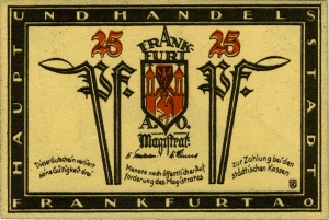 Frankfurt an der Oder, Stadt: 25 Pfennig