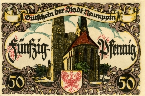 Neuruppin, Stadt: 50 Pfennig 1921