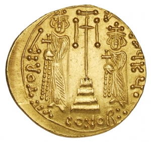 Byzanz: Constans II., Constantinus IV., Heraclius, Tiberius