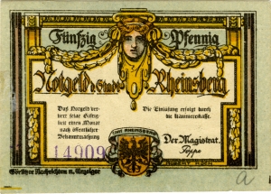 Rheinsberg, Stadt: 50 Pfennig 1921