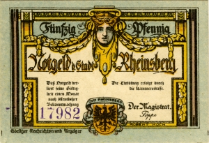 Rheinsberg, Stadt: 50 Pfennig 1921