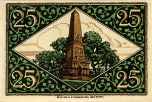 Rheinsberg, Stadt: 25 Pfennig 1922