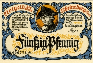 Rheinsberg, Stadt: 50 Pfennig 1922