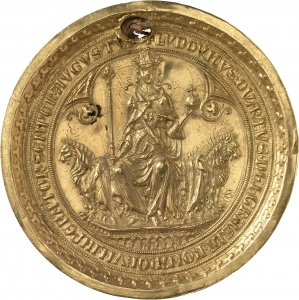 Goldbulle Ludwig IV. der Bayer
