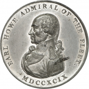 Wyon, Thomas d. Ä.: Admiral Richard Earl Howe