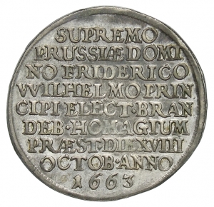 Höhn, Johann d. J.: Huldigung an Friedrich Wilhelm in Königsberg
