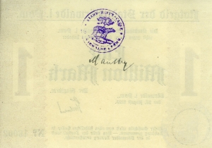 Bärwalde, Stadt: 1 Million Mark 1923