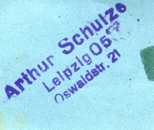Schulze, Arthur, Leipzig O 5: 10 Pfennig