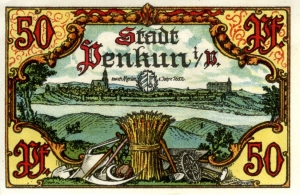 Penkun, Stadt: 50 Pfennig 1921