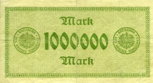 Kreisbank des Kreises Schlochau: 1 Million Mark 1923