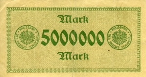 Kreisbank des Kreises Schlochau: 5 Millionen Mark 1923