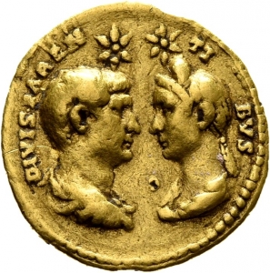 Hadrianus mit Traianus und Plotina: Fälschung