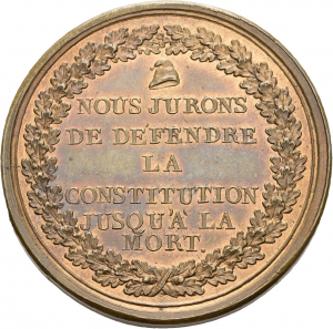 Dupré, Augustin: Annahme der republikanischen Verfassung