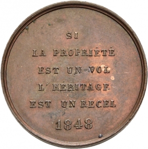 Eigentumskritik durch den Abgeordneten Pierre-Joseph Proudhon