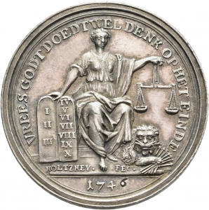 Holtzhey, Martin: Neujahrsmedaille 1746